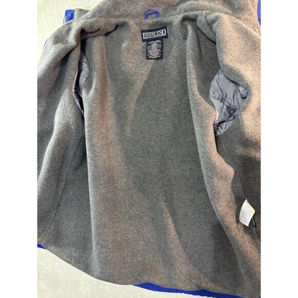 Lands End Jacket Womens 2X Blue Squall Waterproof Windproof Hooded Warm Parka - Picture 8 of 8